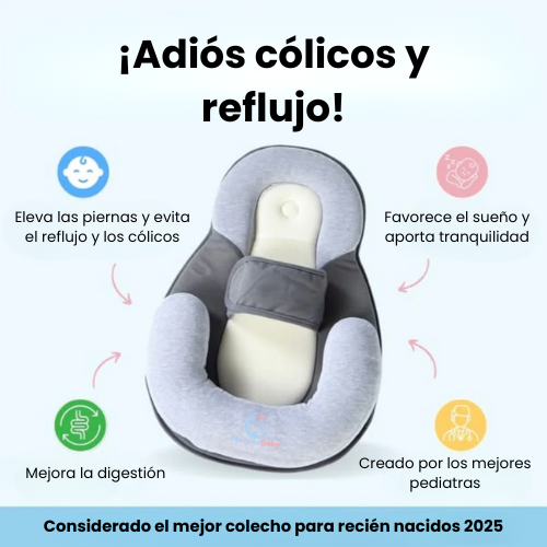 Babynido™ - Cuna neonatal antirreflujo con soporte pediátrico