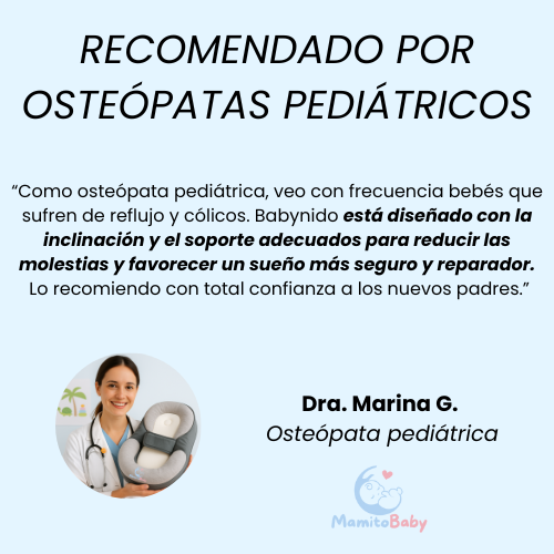 Babynido™ - Cuna neonatal antirreflujo con soporte pediátrico