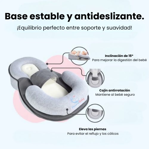 Babynido™ - Cuna neonatal antirreflujo con soporte pediátrico